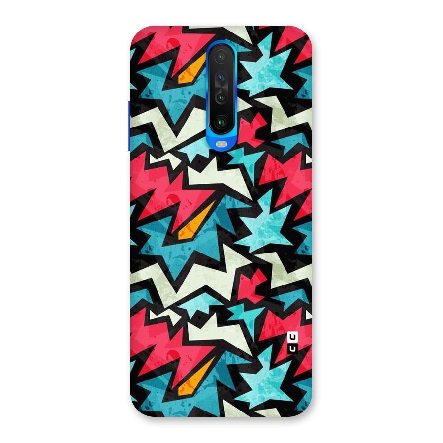 Electric Color Design Back Case for Poco X2