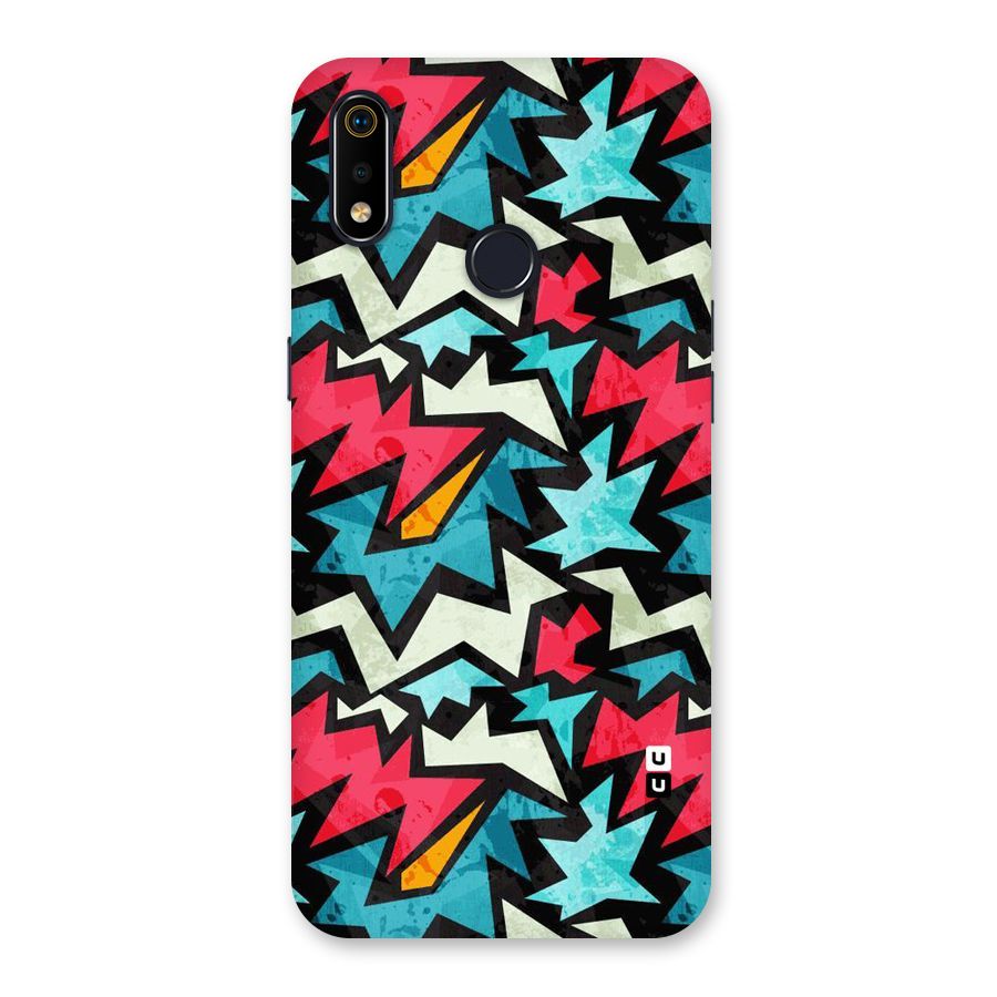 Electric Color Design Back Case for Realme 3i
