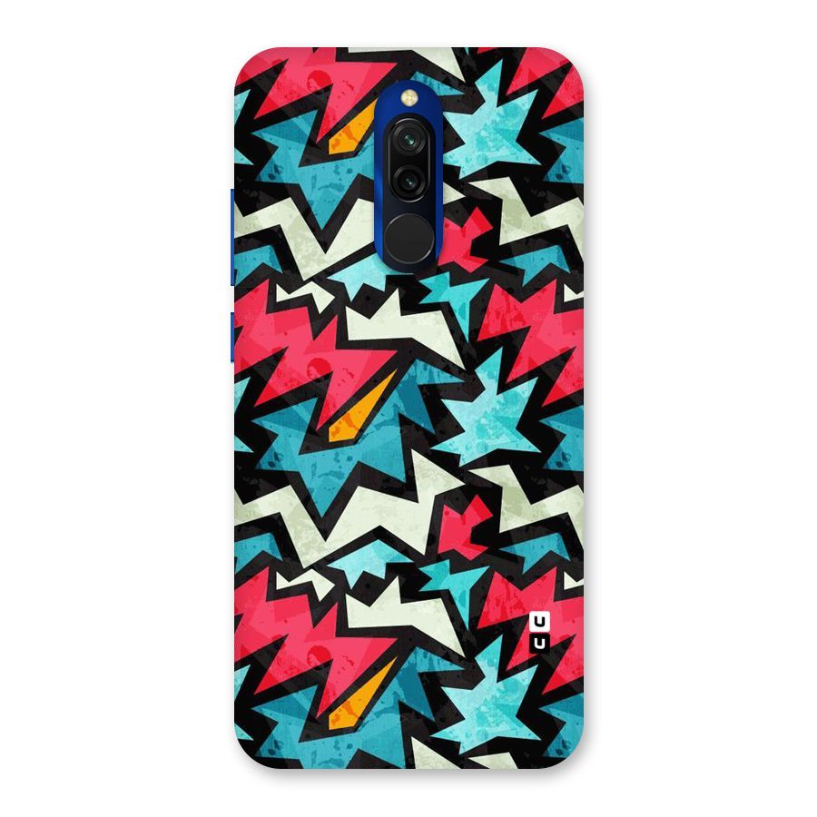 Electric Color Design Back Case for Redmi 8