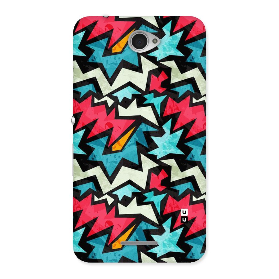 Electric Color Design Back Case for Sony Xperia E4