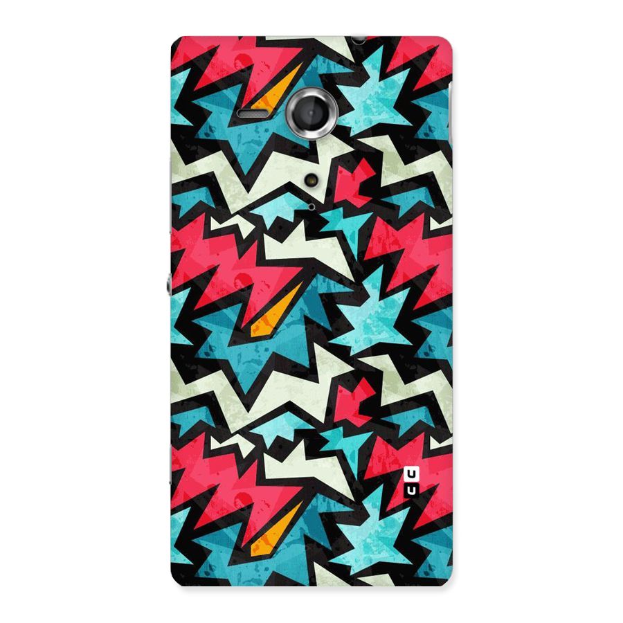 Electric Color Design Back Case for Sony Xperia SP