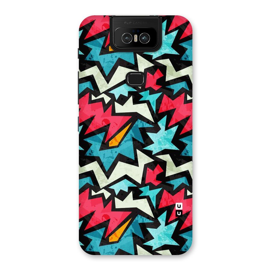 Electric Color Design Back Case for Zenfone 6z