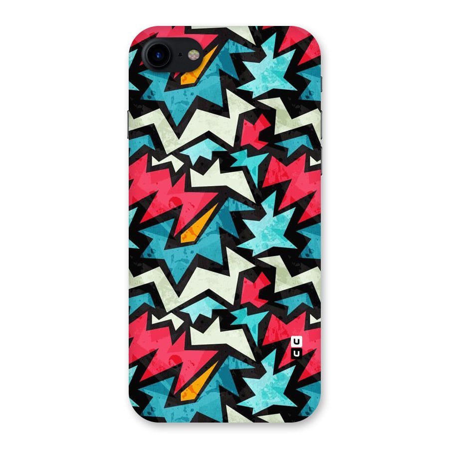 Electric Color Design Back Case for iPhone SE 2020