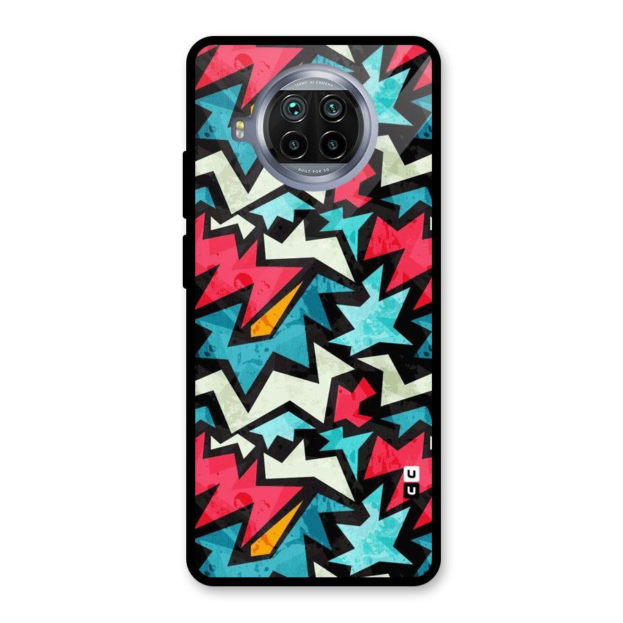 Electric Color Design Glass Back Case for Mi 10i