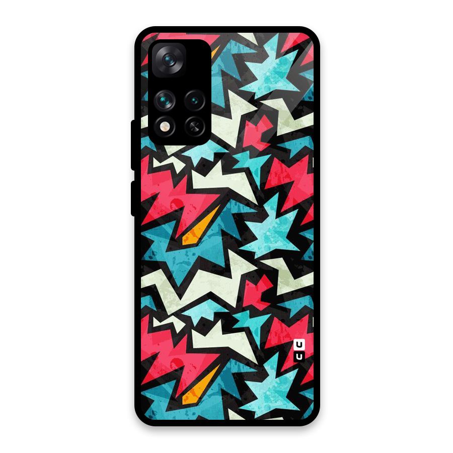 Electric Color Design Glass Back Case for Xiaomi 11i 5G