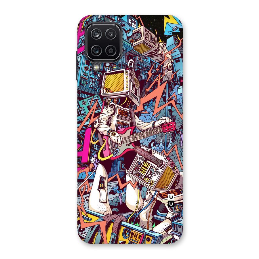 Electric Colors Back Case for Galaxy A12