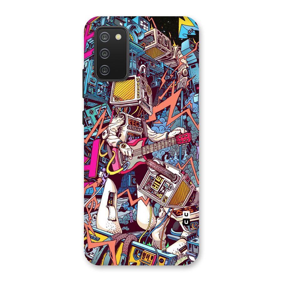Electric Colors Back Case for Galaxy F02s