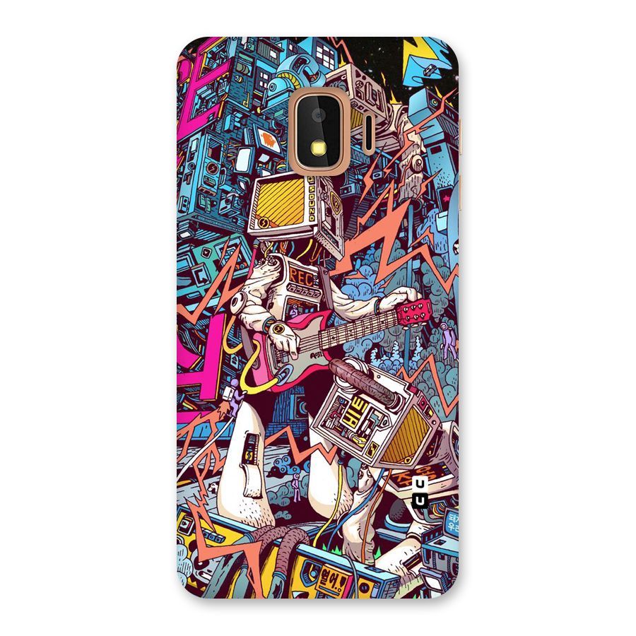 Electric Colors Back Case for Galaxy J2 Core