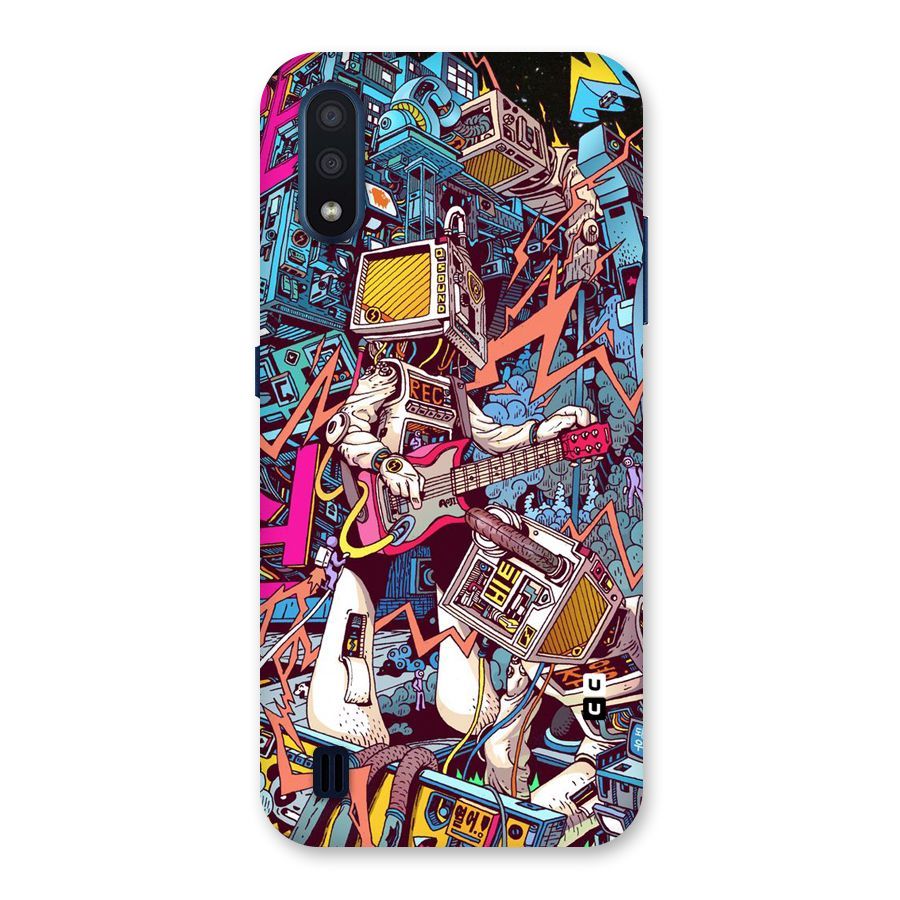 Electric Colors Back Case for Galaxy M01