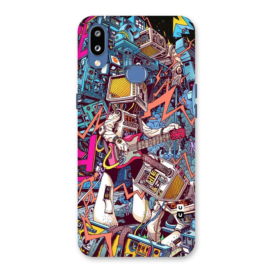 Electric Colors Back Case for Galaxy M01s