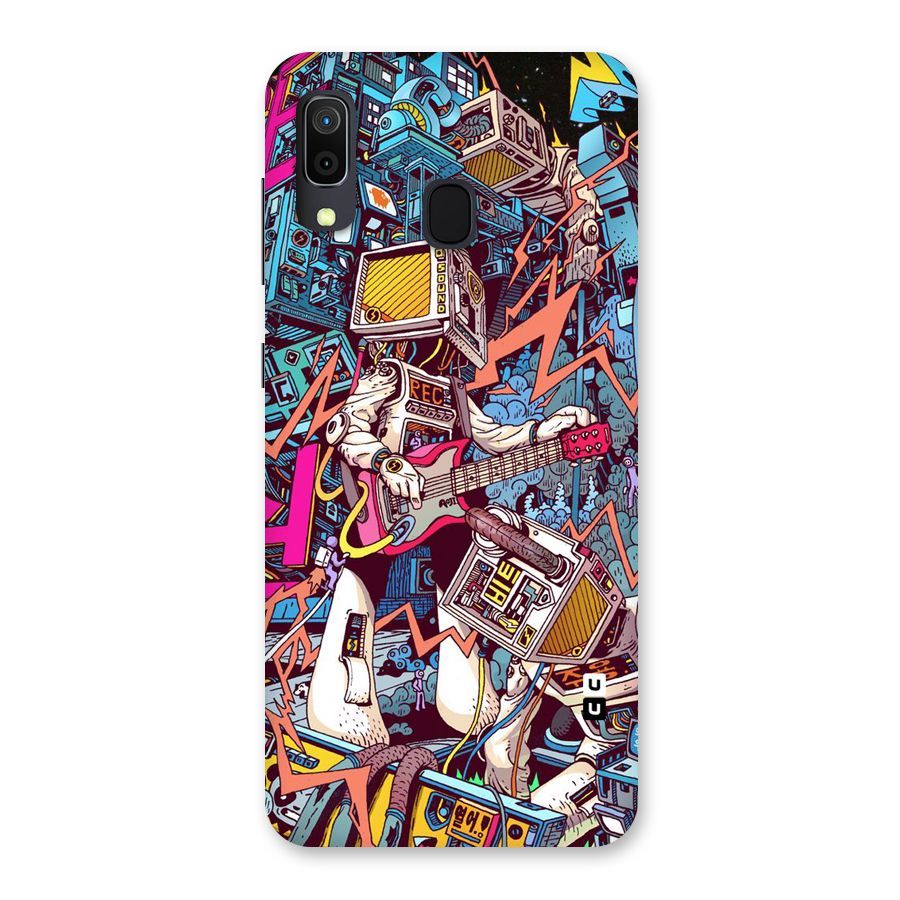 Electric Colors Back Case for Galaxy M10s