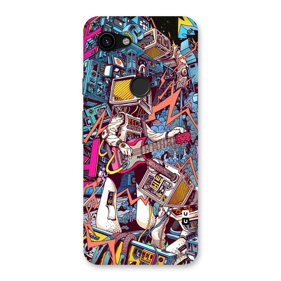 Electric Colors Back Case for Google Pixel 3a