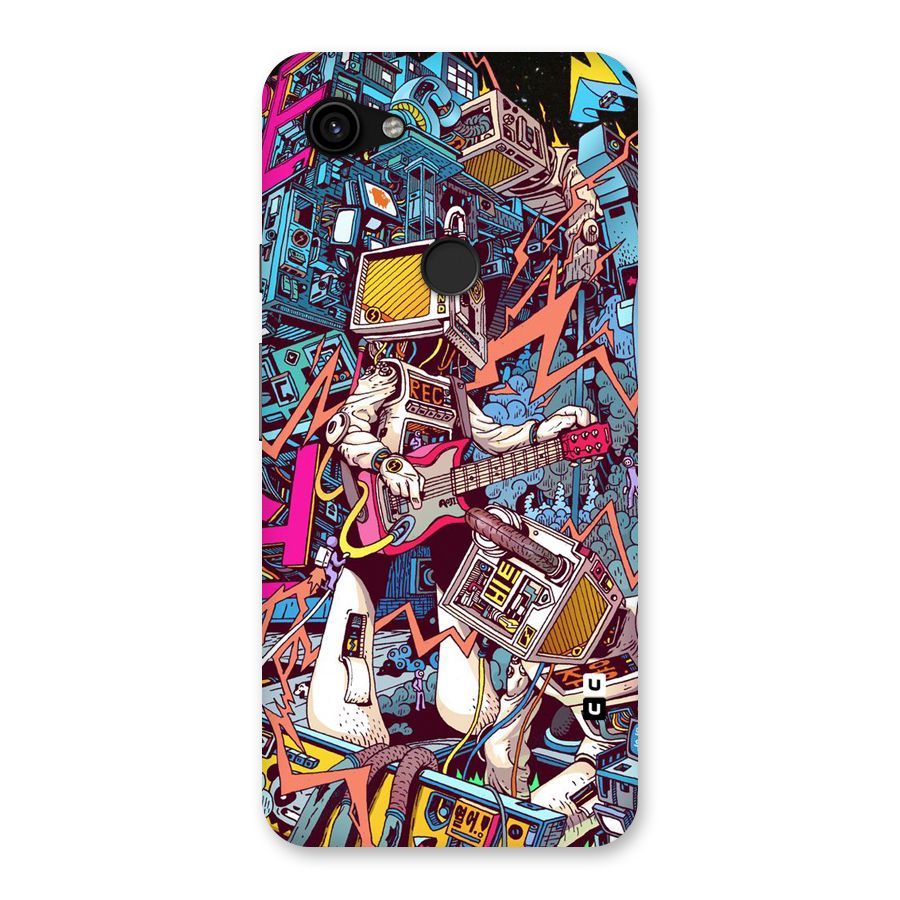 Electric Colors Back Case for Google Pixel 3a XL