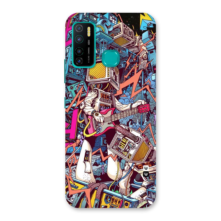 Electric Colors Back Case for Infinix Hot 9 Pro