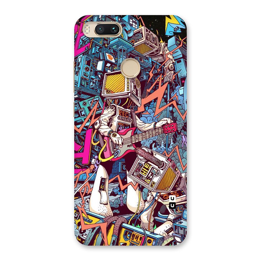 Electric Colors Back Case for Mi A1