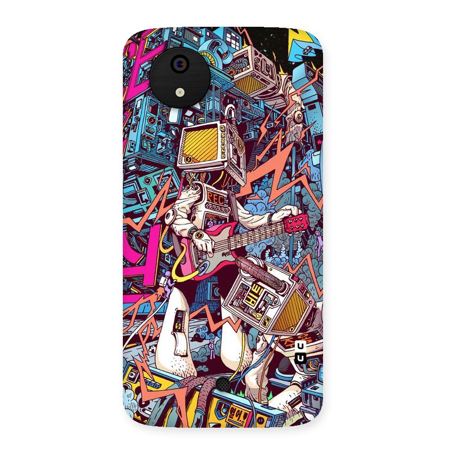Electric Colors Back Case for Micromax Canvas A1