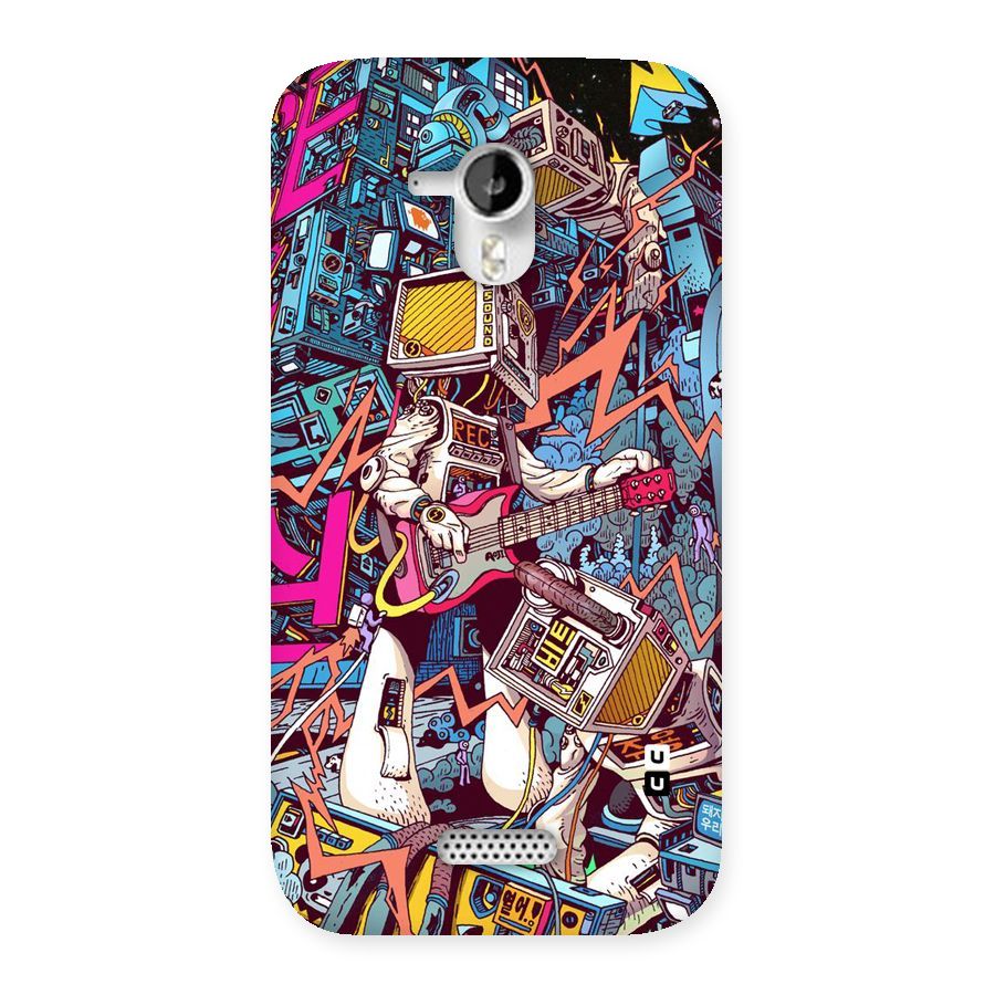Electric Colors Back Case for Micromax Canvas HD A116