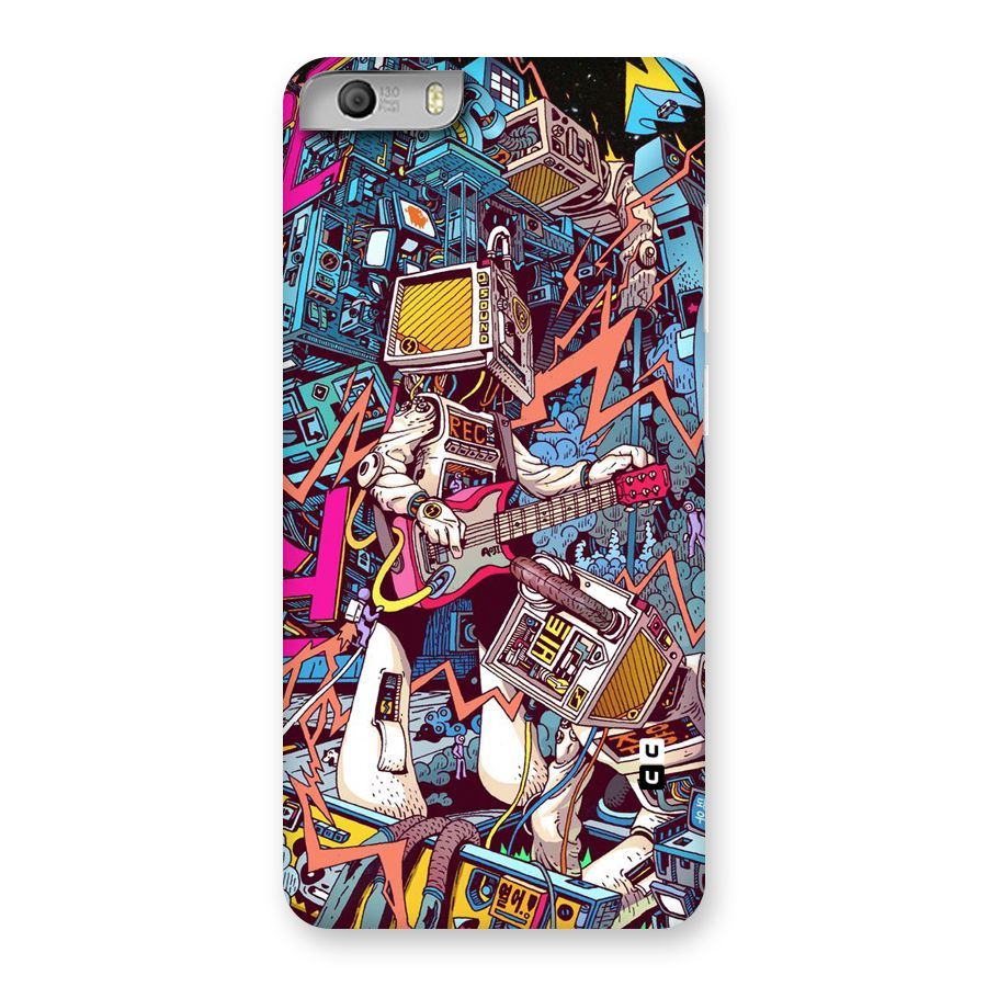 Electric Colors Back Case for Micromax Canvas Knight 2