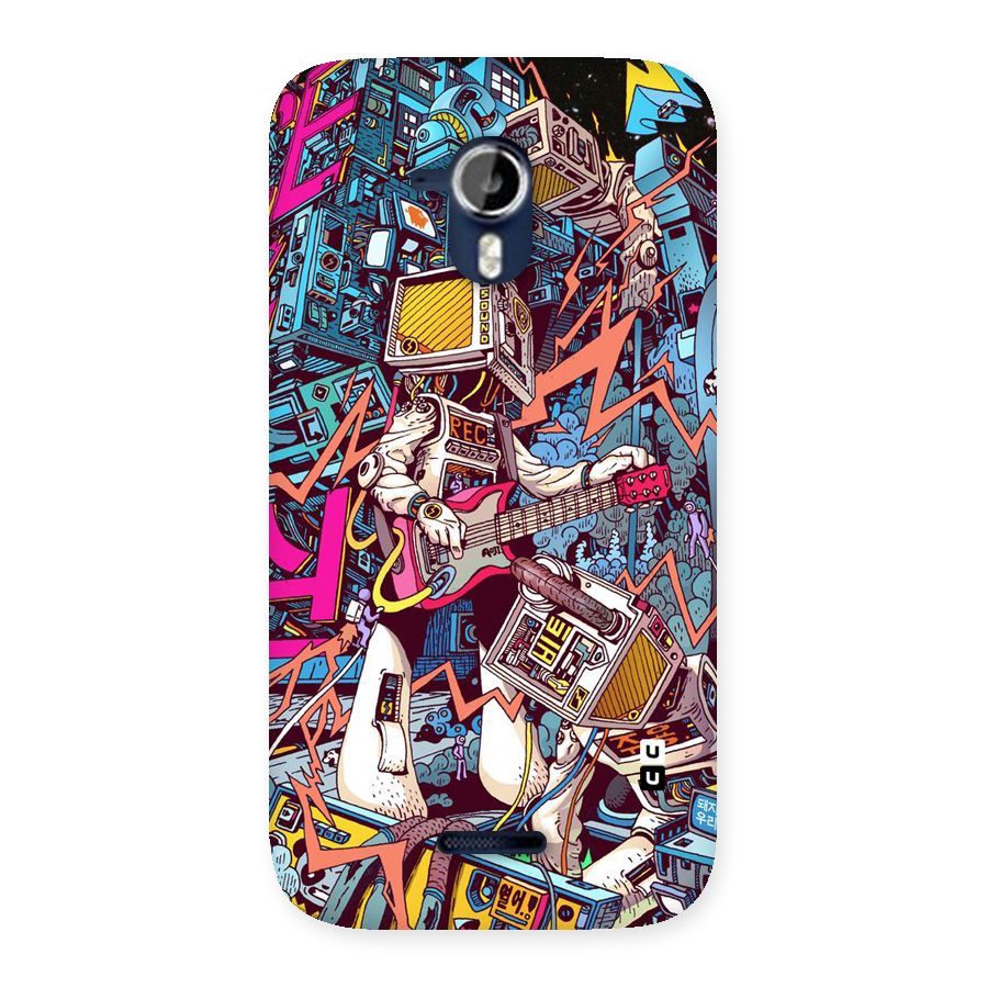 Electric Colors Back Case for Micromax Canvas Magnus A117