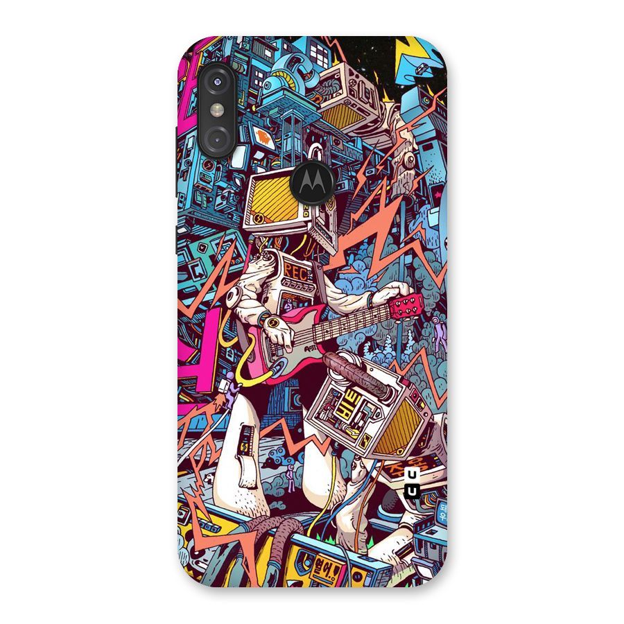 Electric Colors Back Case for Motorola One Power