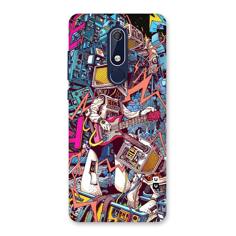 Electric Colors Back Case for Nokia 5.1