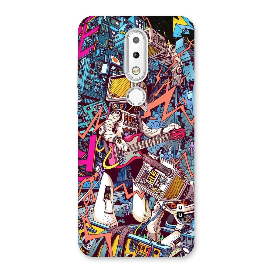 Electric Colors Back Case for Nokia 6.1 Plus