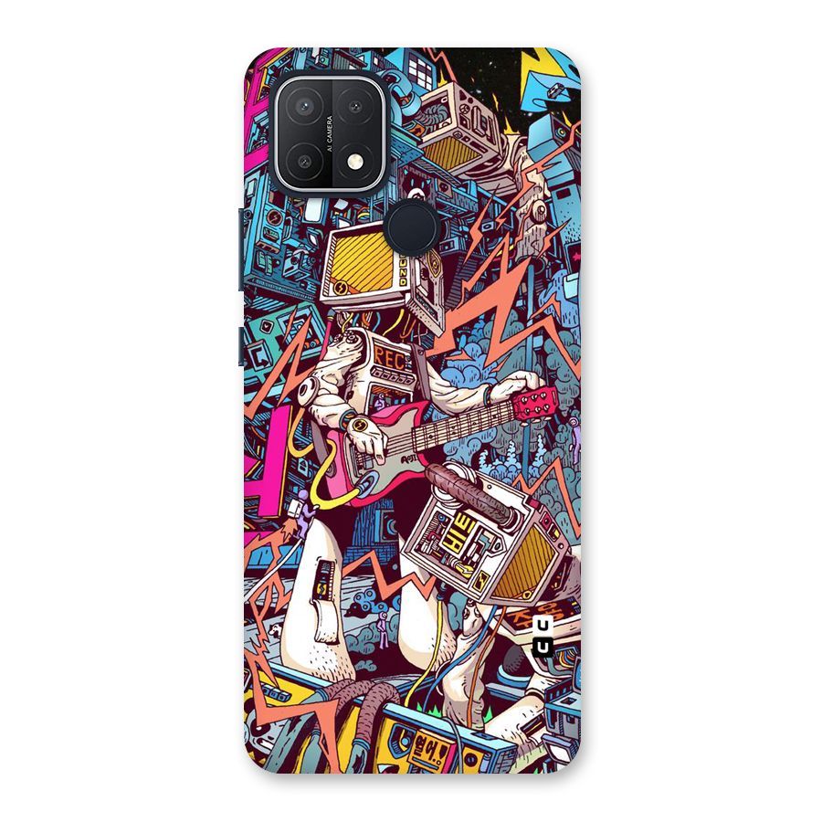 Electric Colors Back Case for Oppo A15s