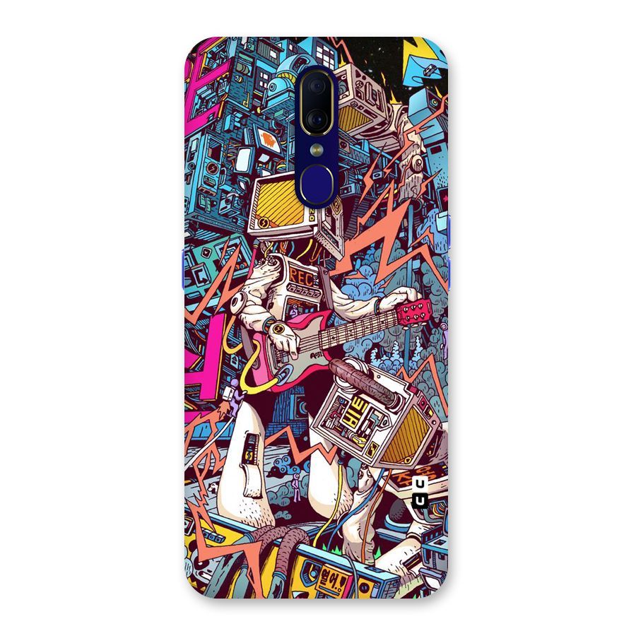 Electric Colors Back Case for Oppo F11
