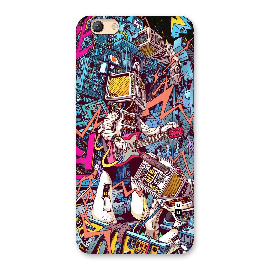 Electric Colors Back Case for Oppo F3 Plus