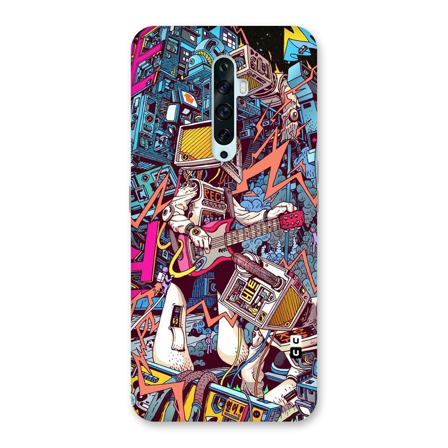 Electric Colors Back Case for Oppo Reno2 Z