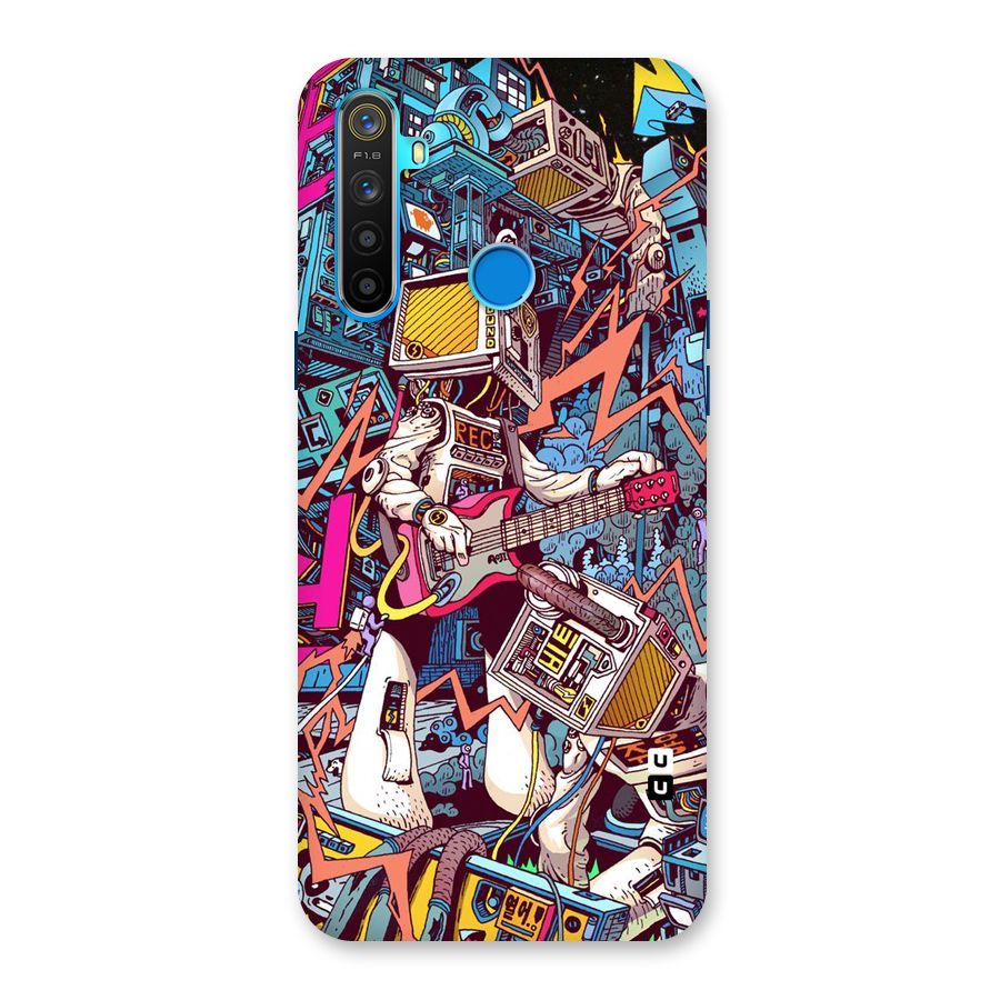 Electric Colors Back Case for Realme 5