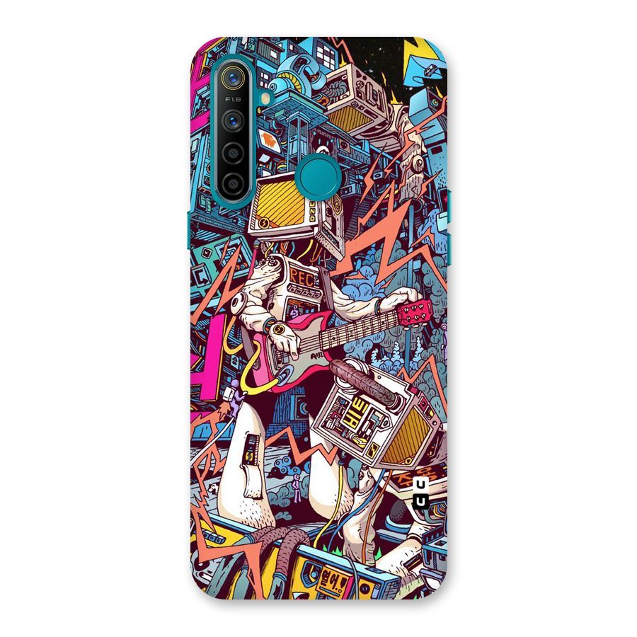 Electric Colors Back Case for Realme 5i