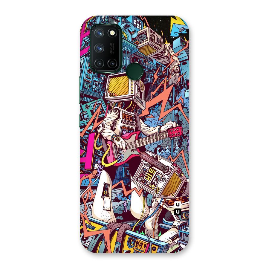 Electric Colors Back Case for Realme 7i