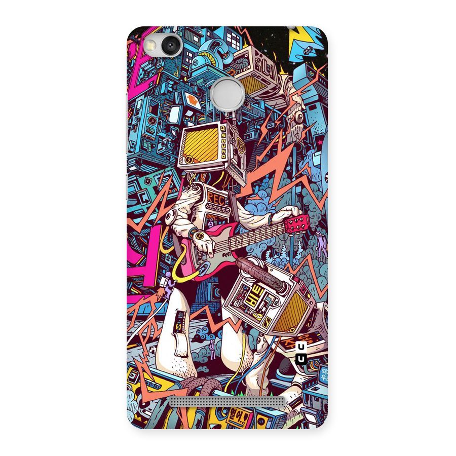 Electric Colors Back Case for Redmi 3S Prime