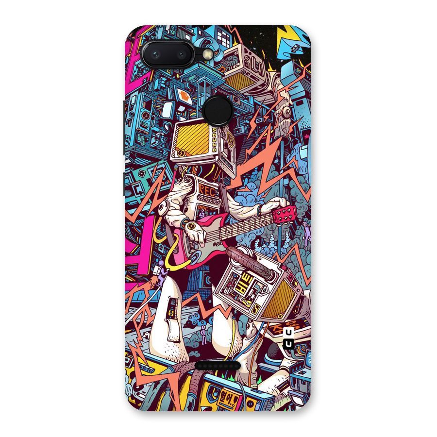 Electric Colors Back Case for Redmi 6
