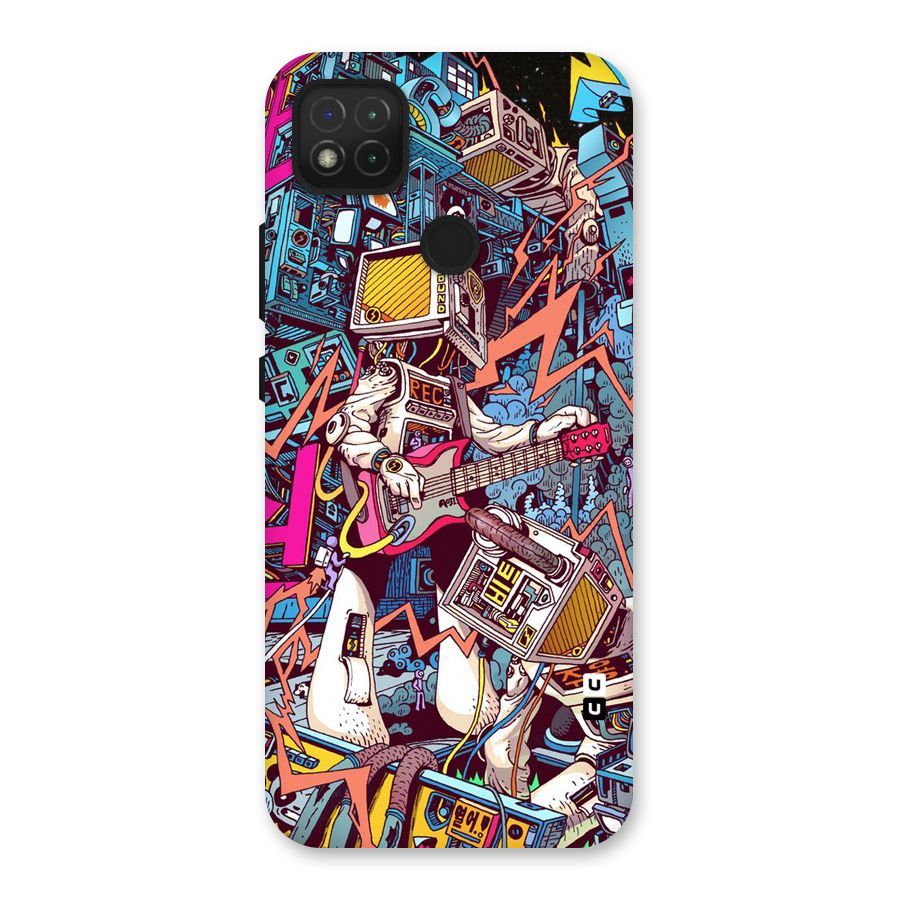 Electric Colors Back Case for Redmi 9