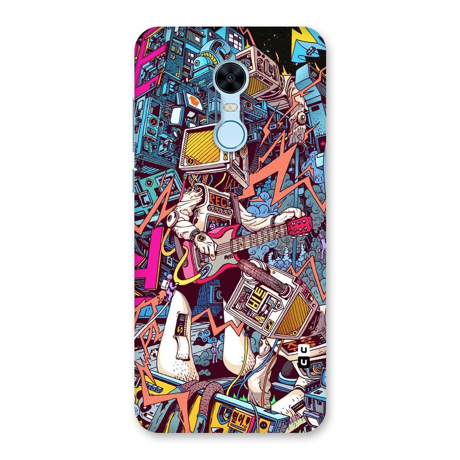 Electric Colors Back Case for Redmi Note 5
