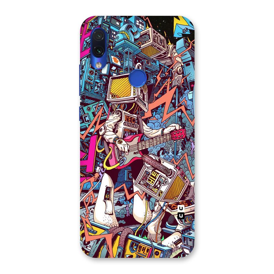 Electric Colors Back Case for Redmi Note 7