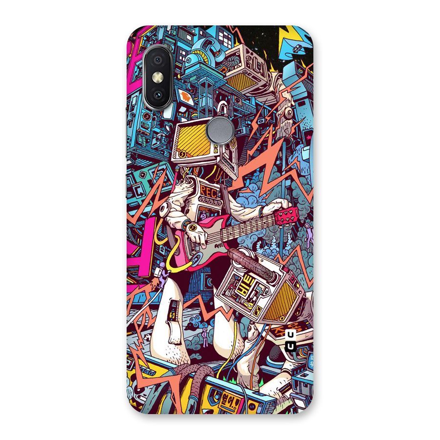 Electric Colors Back Case for Redmi Y2