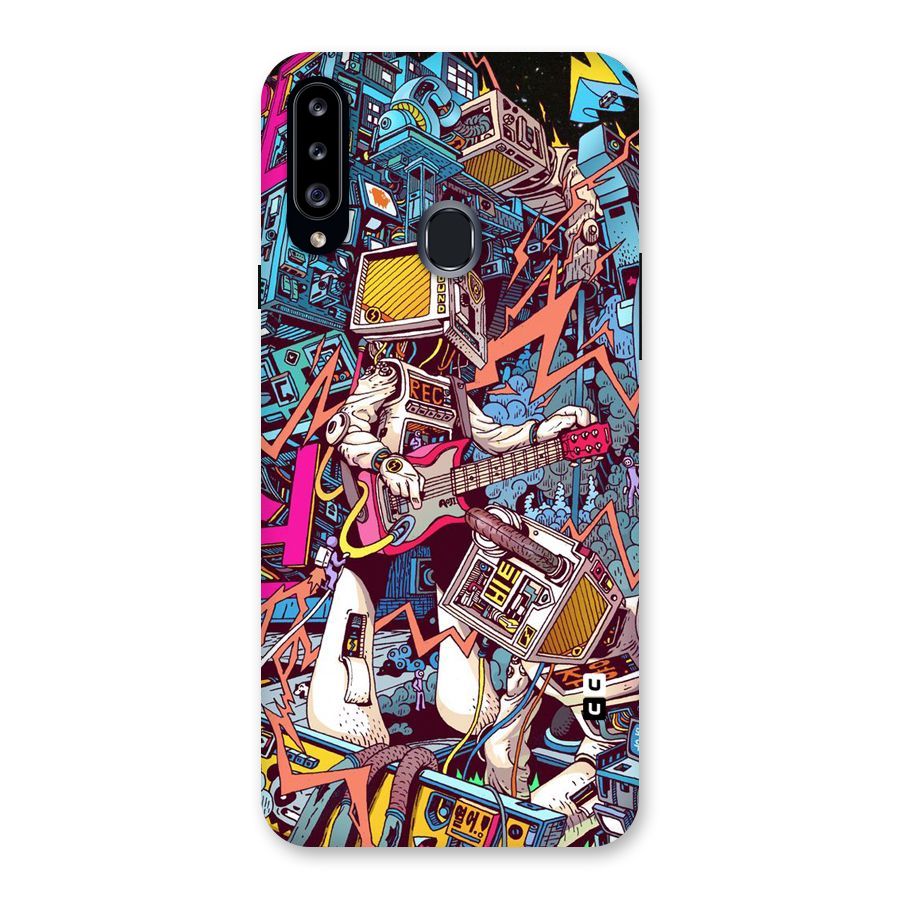 Electric Colors Back Case for Samsung Galaxy A20s