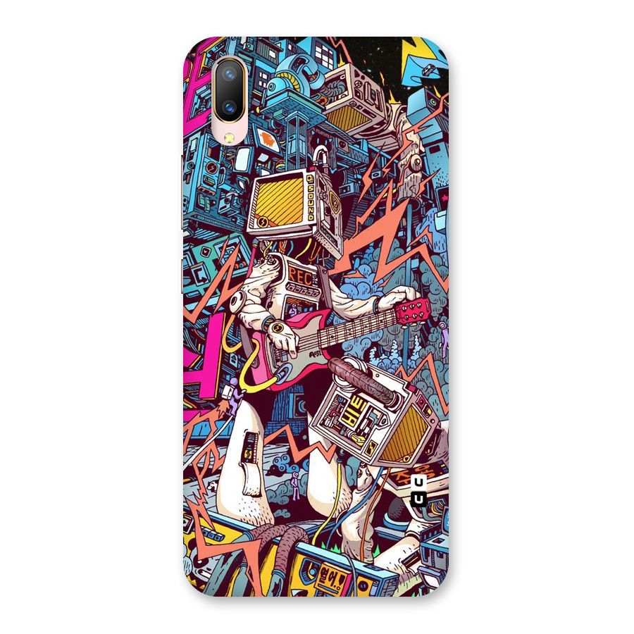 Electric Colors Back Case for Vivo V11 Pro