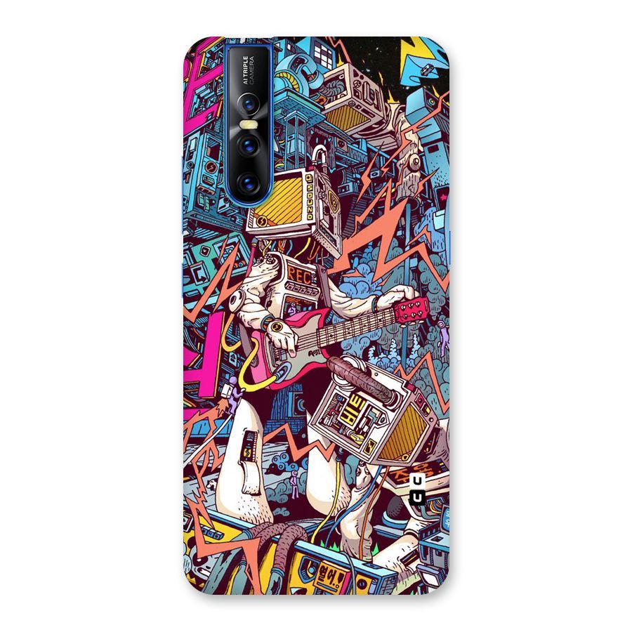 Electric Colors Back Case for Vivo V15 Pro