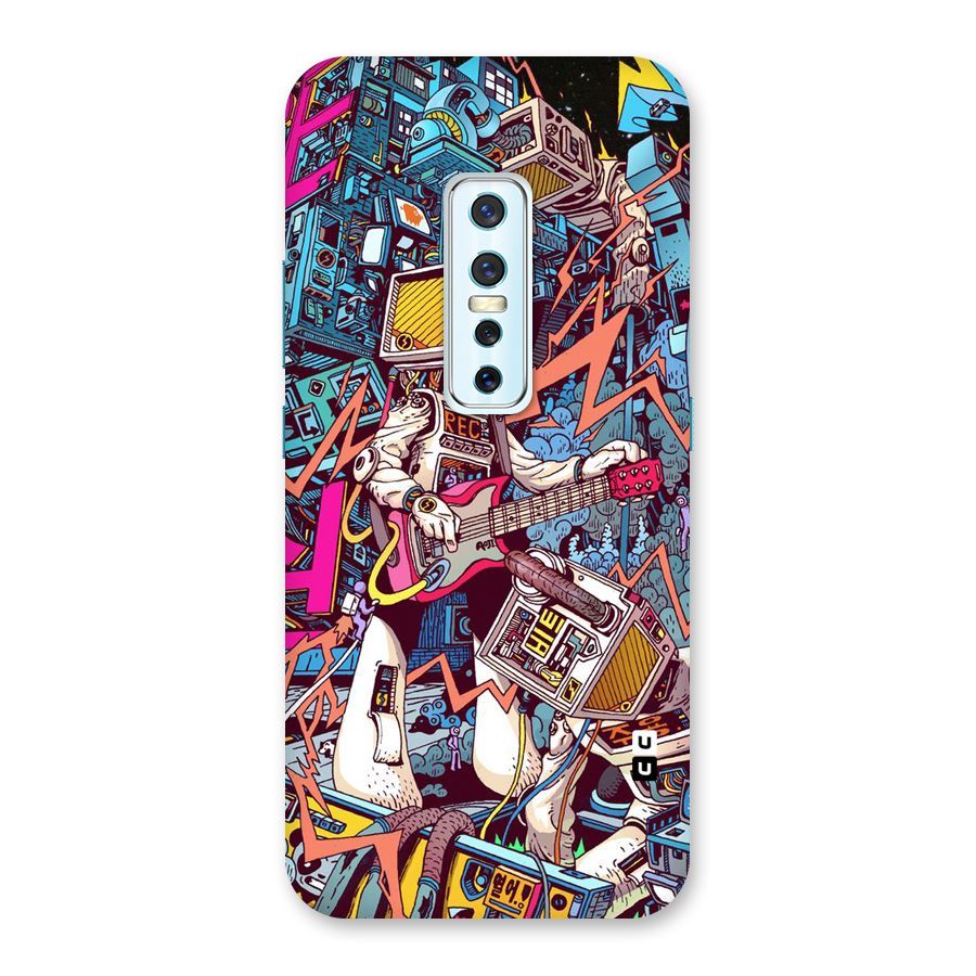Electric Colors Back Case for Vivo V17 Pro