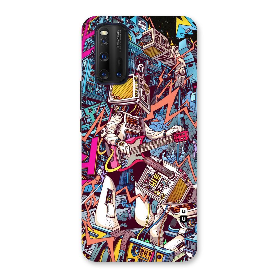 Electric Colors Back Case for Vivo iQOO 3