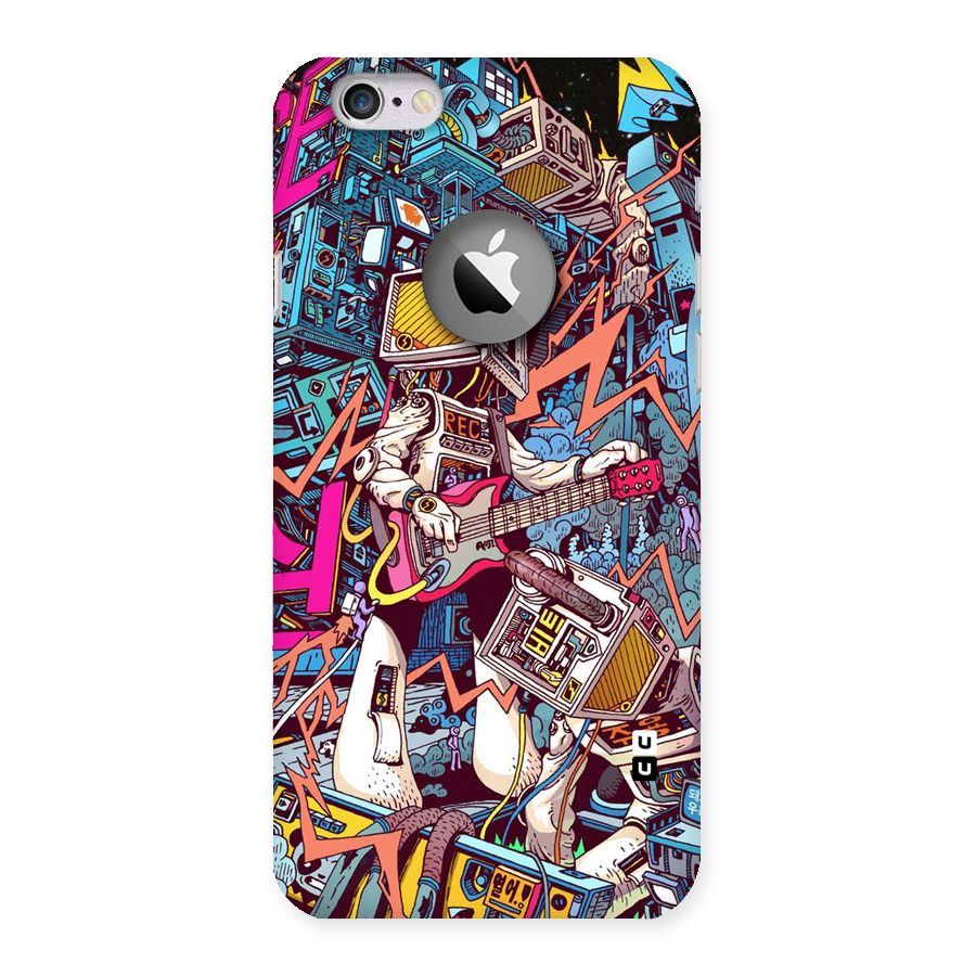 Electric Colors Back Case for iPhone 6 Logo Cut