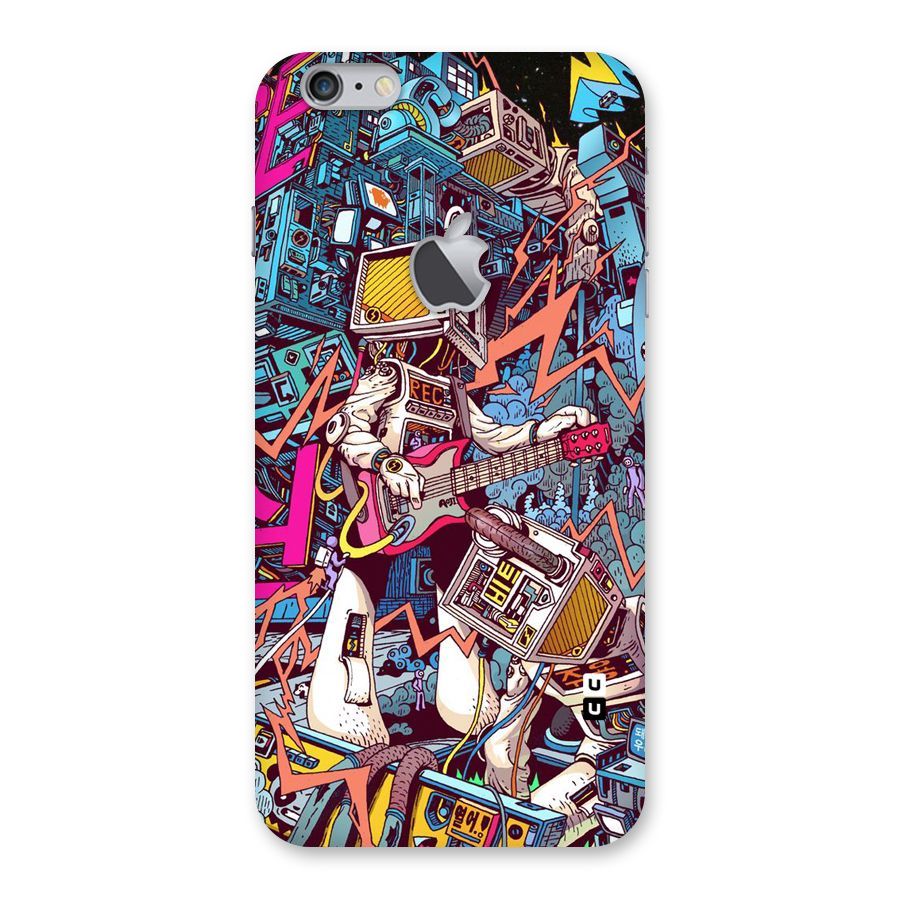 Electric Colors Back Case for iPhone 6 Plus 6S Plus Logo Cut