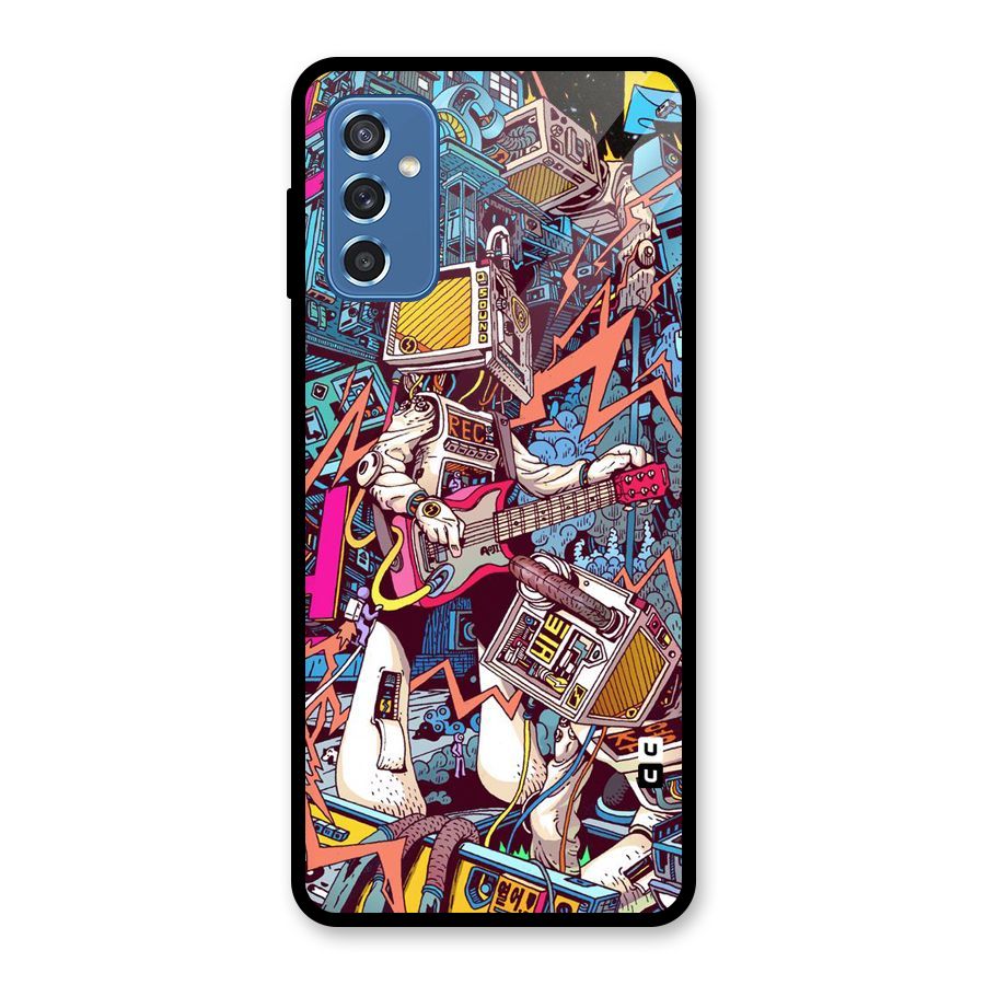 Electric Colors Glass Back Case for Galaxy M52 5G