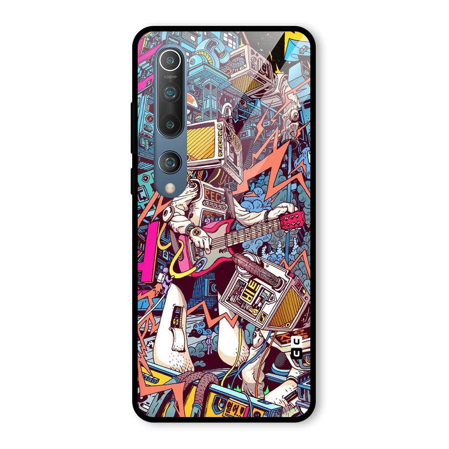 Electric Colors Glass Back Case for Mi 10