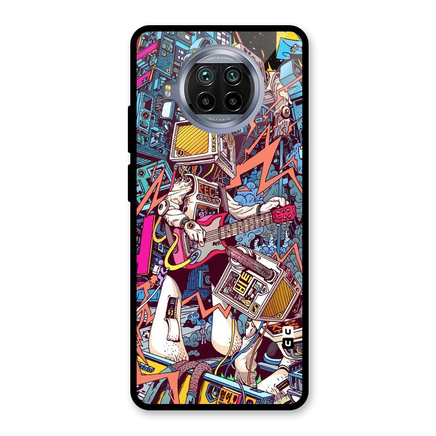 Electric Colors Glass Back Case for Mi 10i
