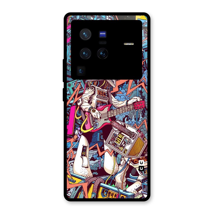 Electric Colors Glass Back Case for Vivo X80 Pro